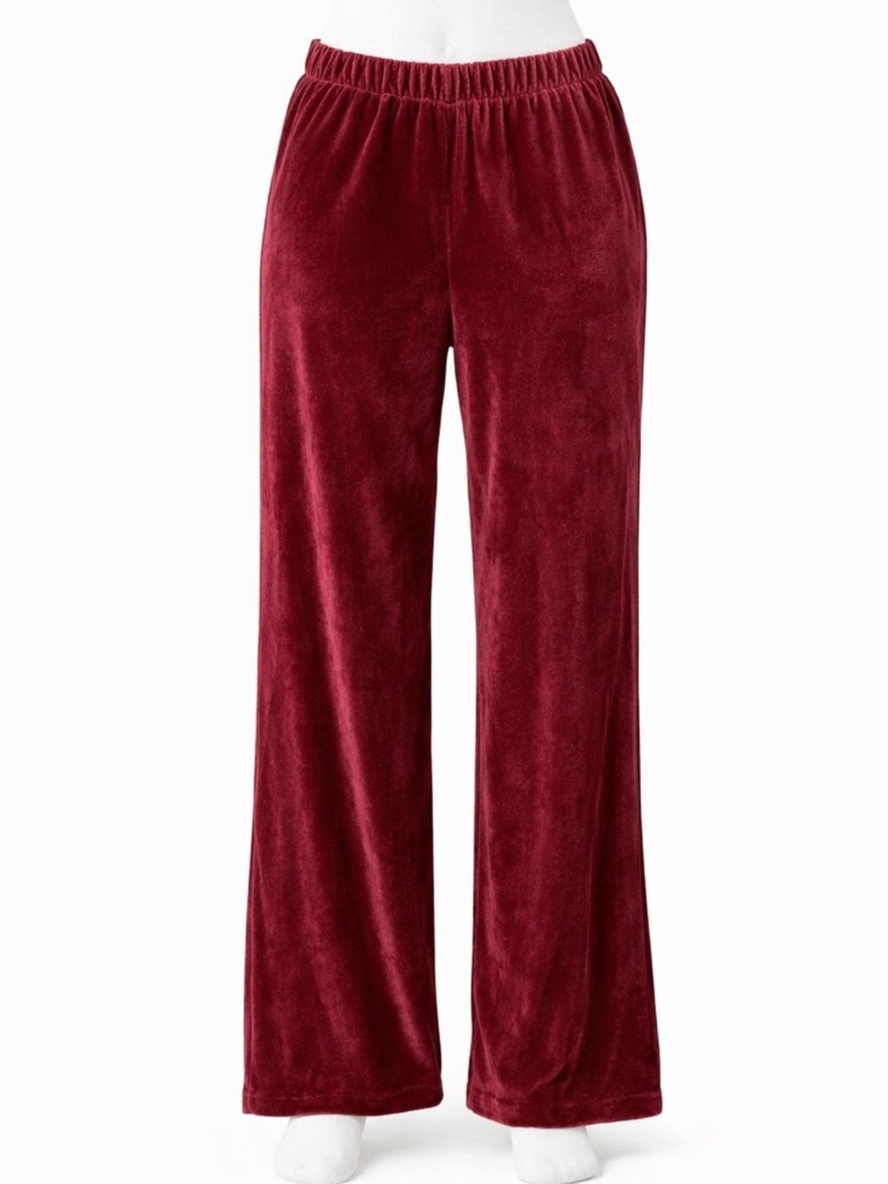 Better together dark Red Velvet Pants size small